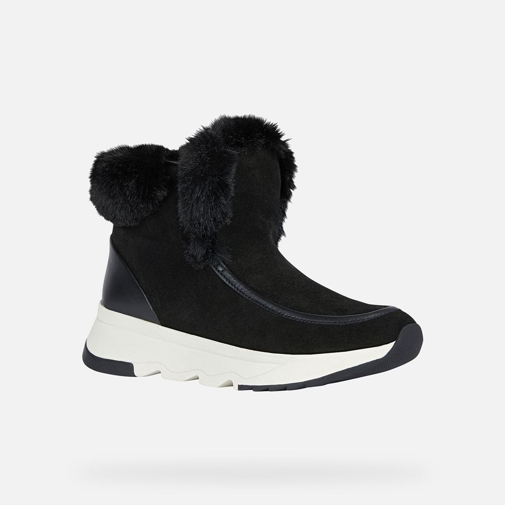 Geox Bayan Ankle Bot Siyah - Falena Abx - IVA-527836